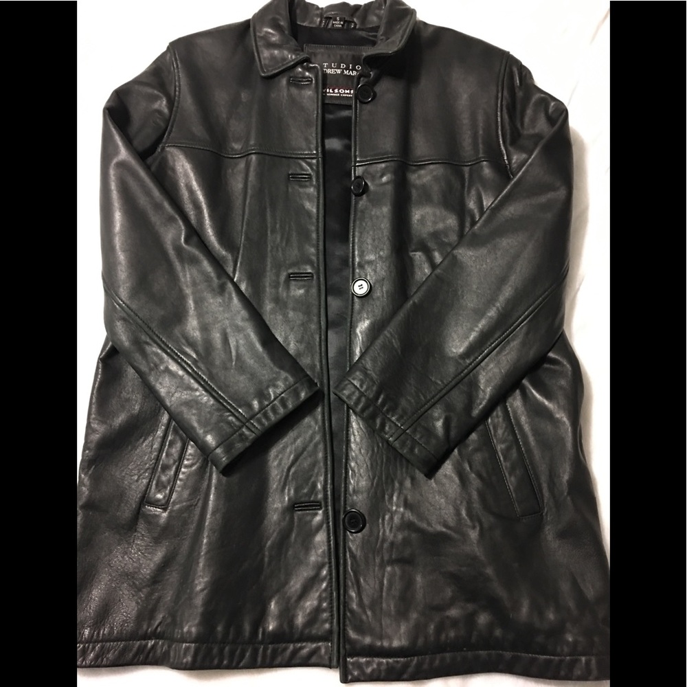 Studio Andrew Marc Wilson’s Leather coat